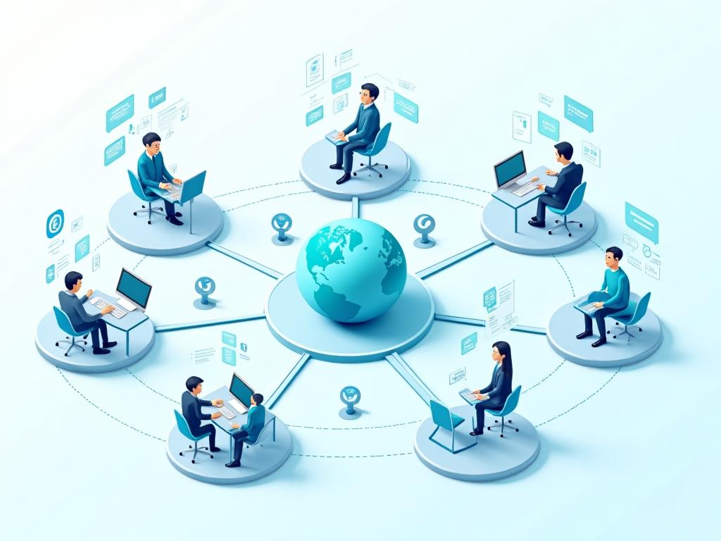 Partner Orchestration & Ecosystem Management visualization showing interconnected partner relationships